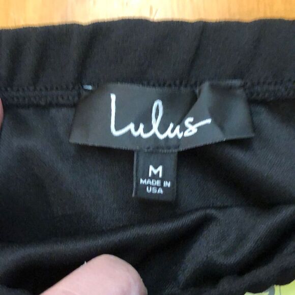 Lulu’s Black Off the Shoulder Alleyoop Jumpsuit - Picture 11 of 14